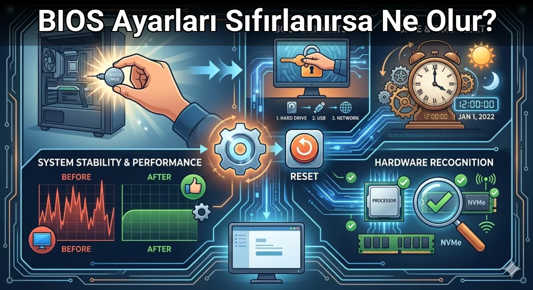 BIOS Ayarları Sıfırlanırsa Ne Olur?